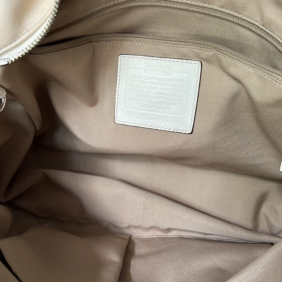 Coach Cream Color Shoulder Bag - Picture 8 of 14